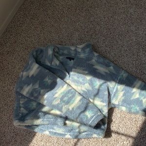 Medium Cropped Sherpa Coat (Pacsun)